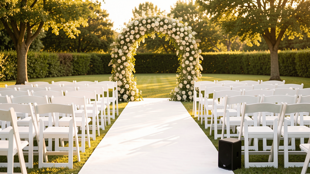 Installation sonore pour cérémonie de mariage