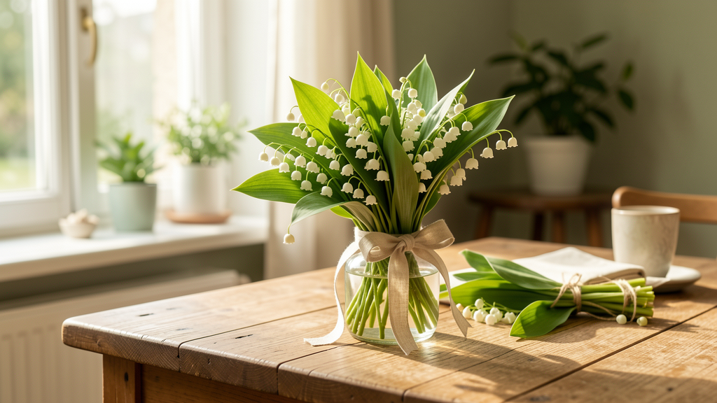 Bouquet de muguet porte-bonheur pour le 1er mai